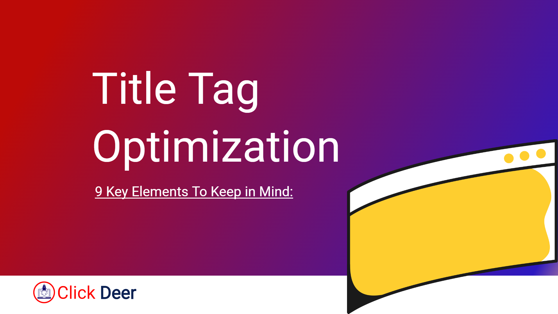 title tag optimization