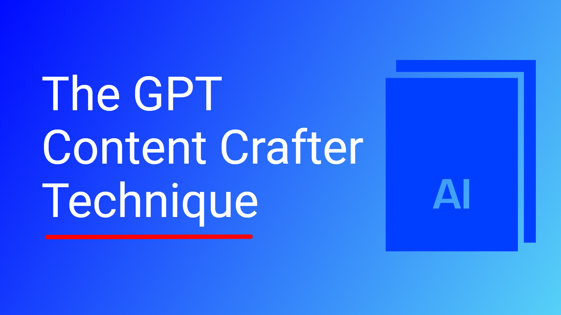 GPT Content Crafter